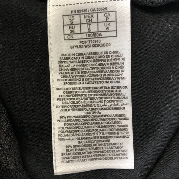 Guess Lace Little Black Party Cocktail Dress Size Small - Picture 6 of 13